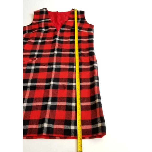 Vintage 60's plaid dress - Picture 2 of 7